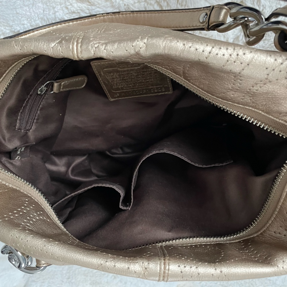 Gold Designer Women's Bag - Picture 7 of 15